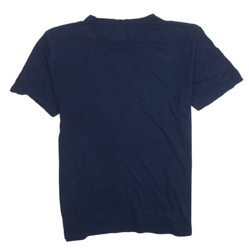 MLB Genuine Merchandise Men's Navy Detroit Graphic Crew Neck T-Shirt M