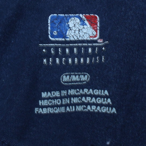 MLB Genuine Merchandise Men's Navy Detroit Graphic Crew Neck T-Shirt M