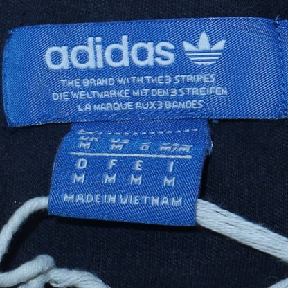 Additional view of Adidas men’s blue pullover sweatshirt m logo crew neck sportswear