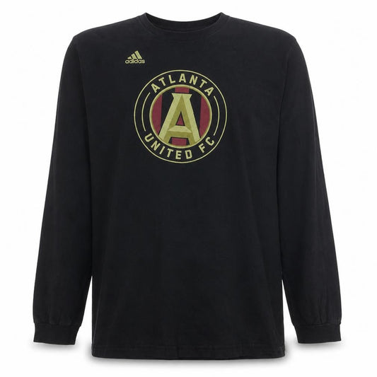 Adidas Men’s Black XL Atlanta United FC Long Sleeve Cotton Tee