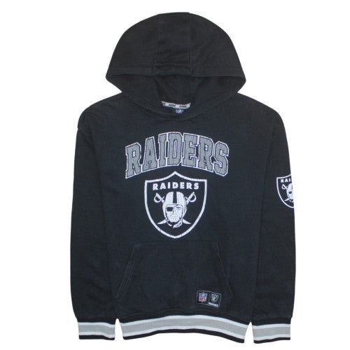 Primark NFL Raiders Men's Black Pullover Hoodie M