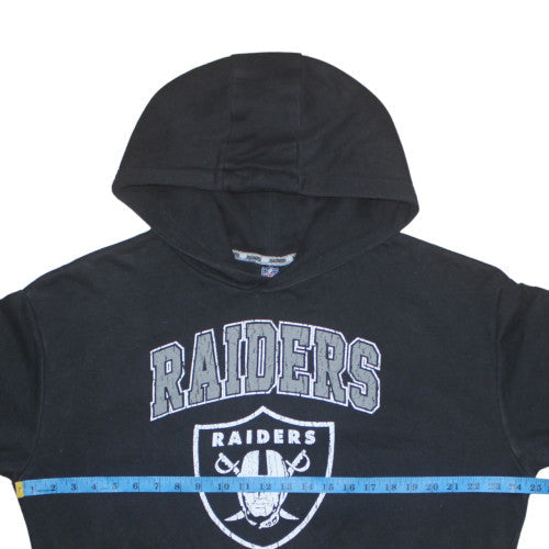 Primark NFL Raiders Men's Black Pullover Hoodie M