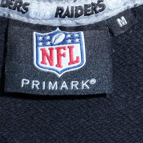Primark NFL Raiders Men's Black Pullover Hoodie M