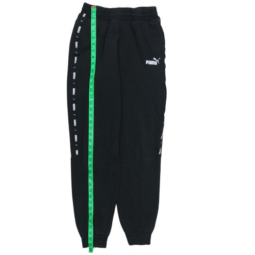 Puma Boys Black Jogger Sweatpants 15-16 Years Regular Fit Activewear