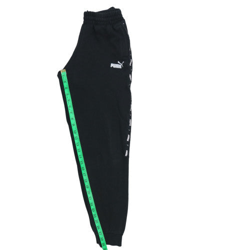 Puma Boys Black Jogger Sweatpants 15-16 Years Regular Fit Activewear