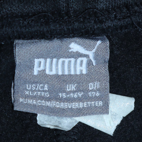 Puma Boys Black Jogger Sweatpants 15-16 Years Regular Fit Activewear