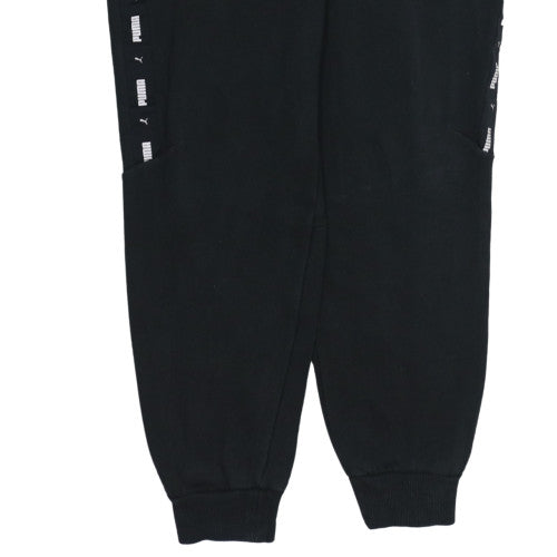 Puma Boys Black Jogger Sweatpants 15-16 Years Regular Fit Activewear