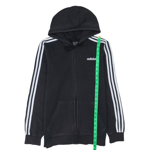 Adidas Men's Black Full Zip Hoodie Medium Sportswear