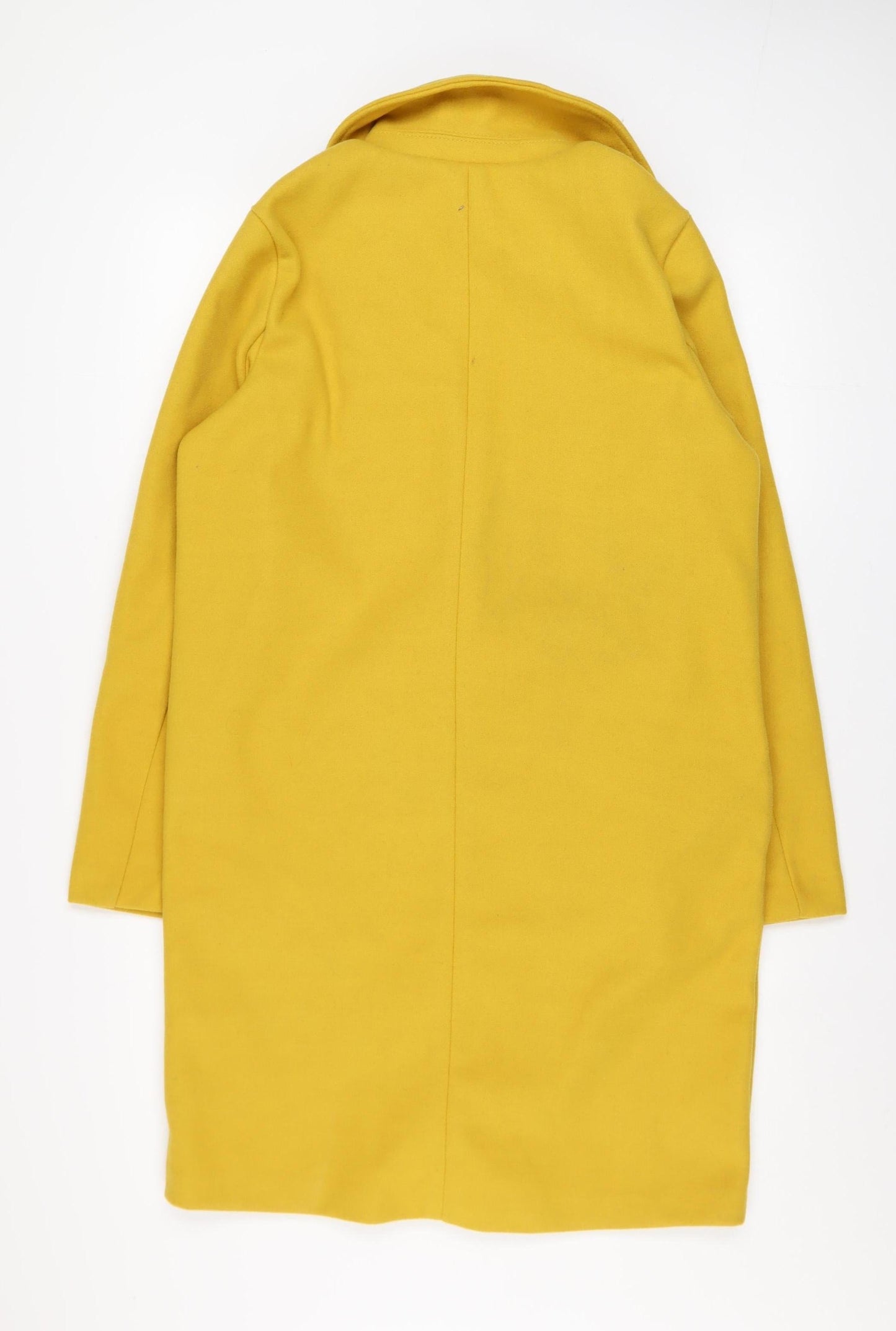 Tu Women Yellow Mid-Length Overcoat Size 10