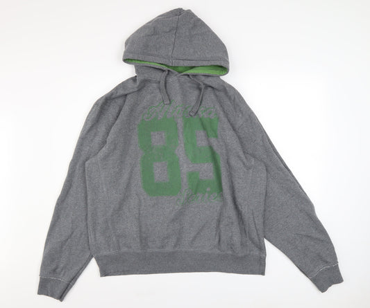 Easy Men's Grey Pullover Hoodie 2XL Graphic 85 Athletic Series
