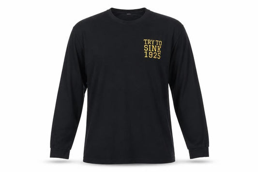 Next Level Apparel Mens Black XL Long Sleeve Graphic Top