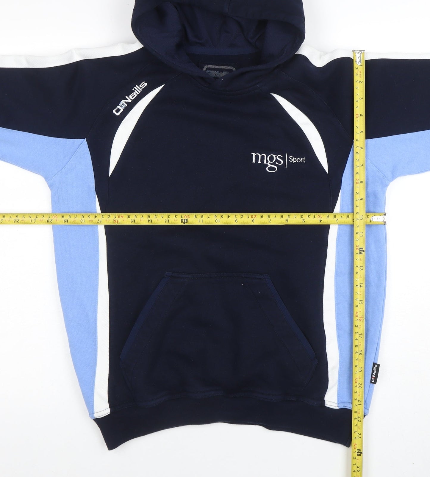 O’Neills Boys Navy Blue Hoodie 13 Years Pullover Cotton Blend Sportswear