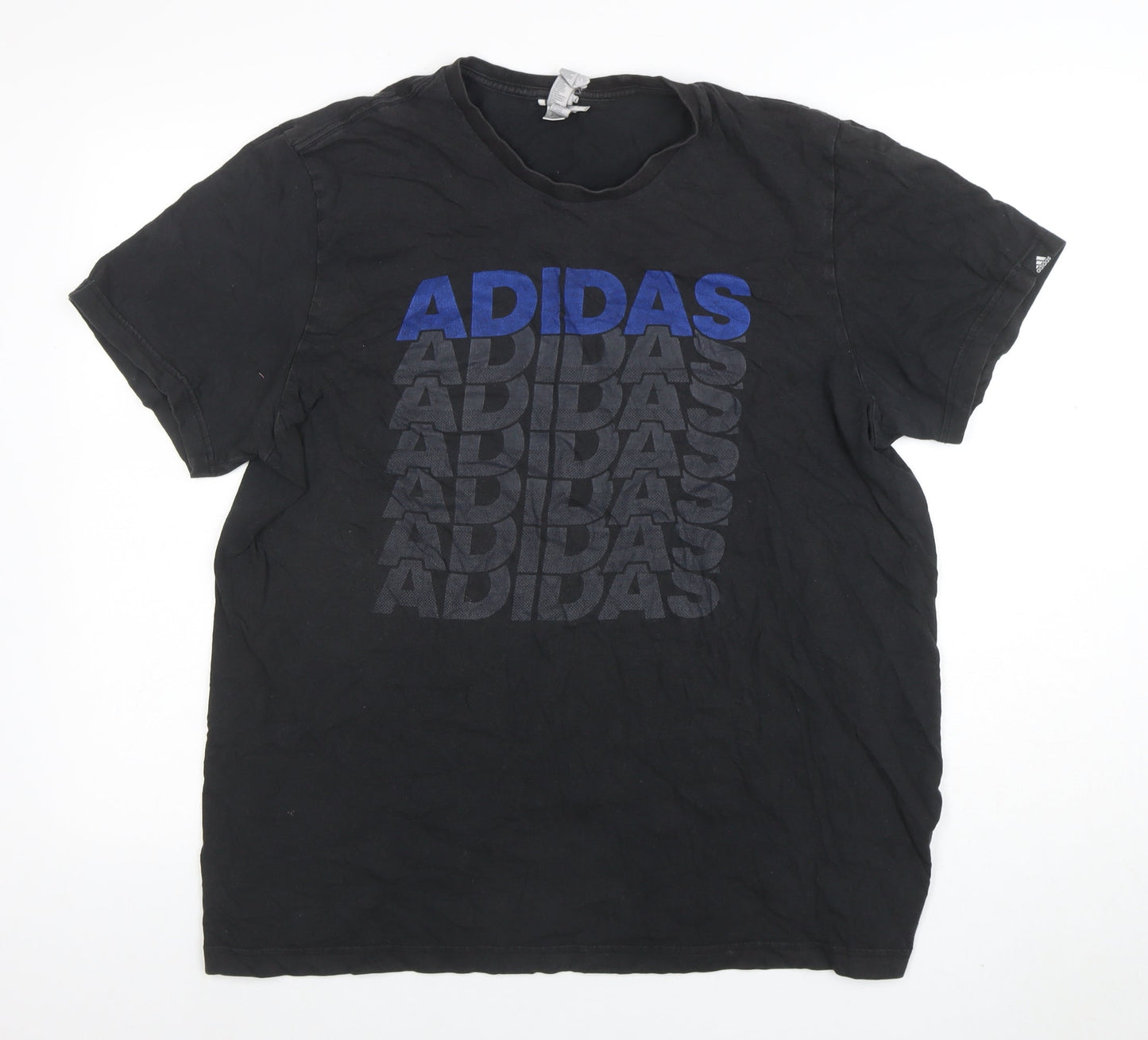 Adidas Men's Black XL Graphic Logo Sports T-Shirt