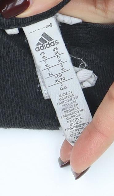 Adidas Men's Black XL Graphic Logo Sports T-Shirt