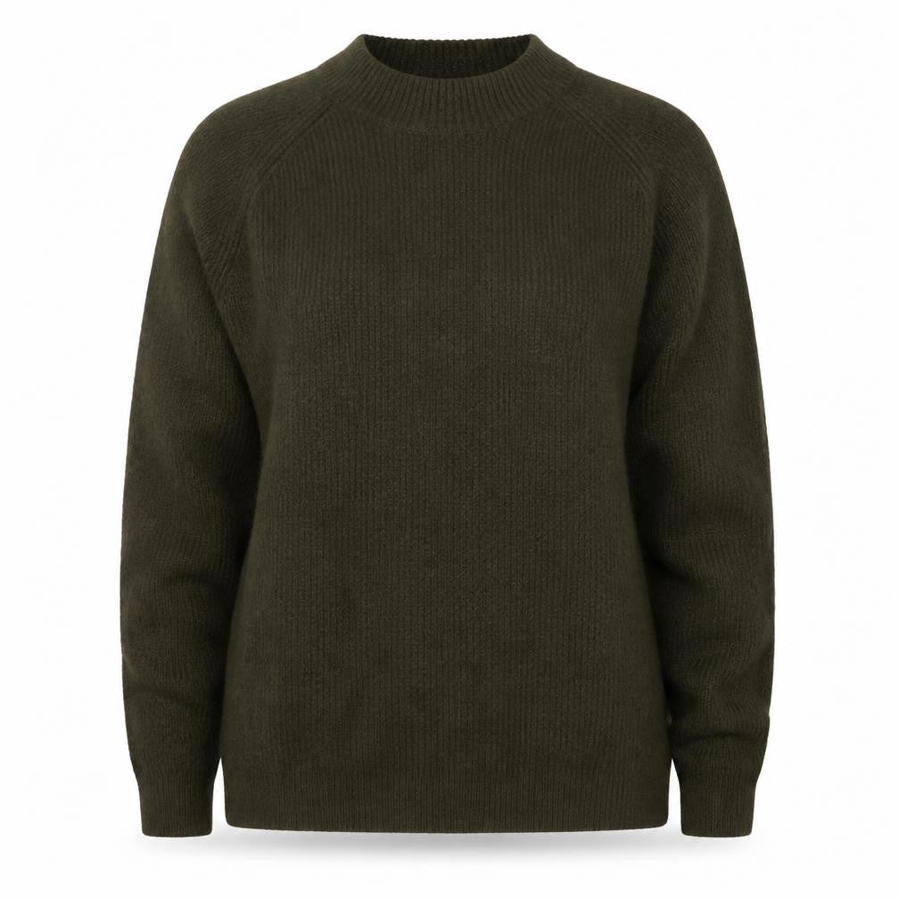 Marks and Spencer Women’s Green Wool Blend Crew Neck Jumper L