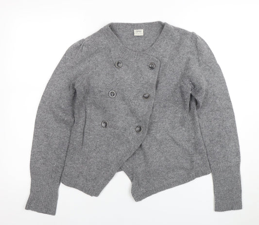 Esprit Women’s Grey Wool Blend Button Cardigan XL