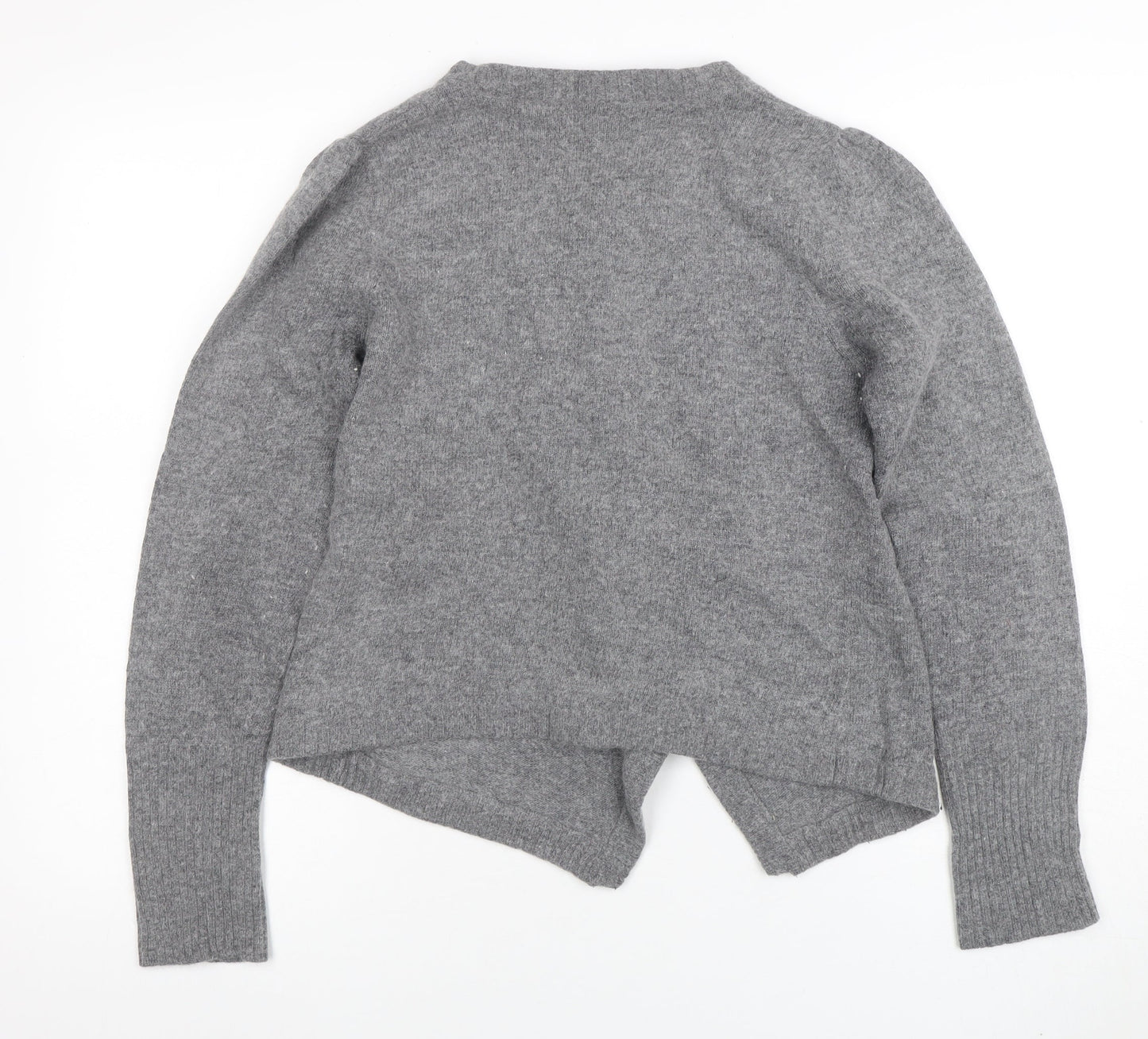 Esprit Women’s Grey Wool Blend Button Cardigan XL