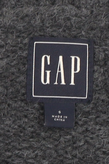 Gap Womens Grey Chunky Knit Wool Blend Pullover Jumper Size S