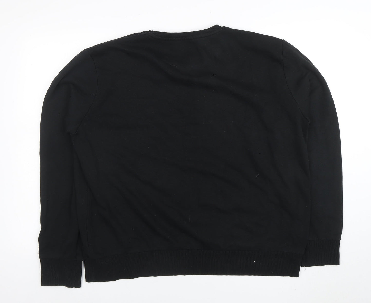 Pac-Man by Bravado Men's Black 2XL Pullover Crew Neck Sweatshirt