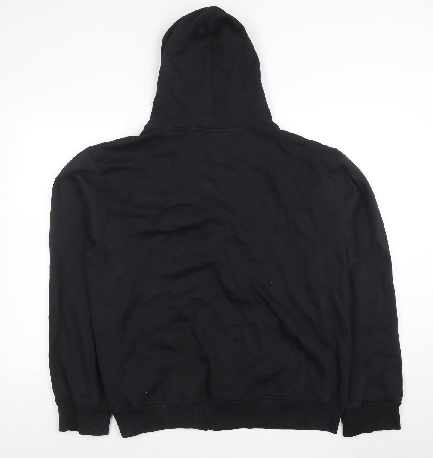 Blue Fin Men’s Black 2XL Full Zip Hoodie Lightweight Fleece