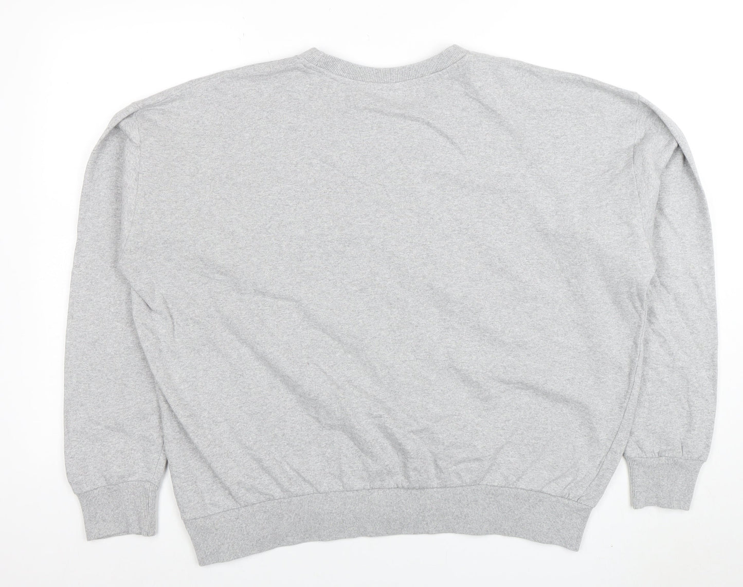 Beloved Woman Grey XL Pullover Sweatshirt Sophisticated Print