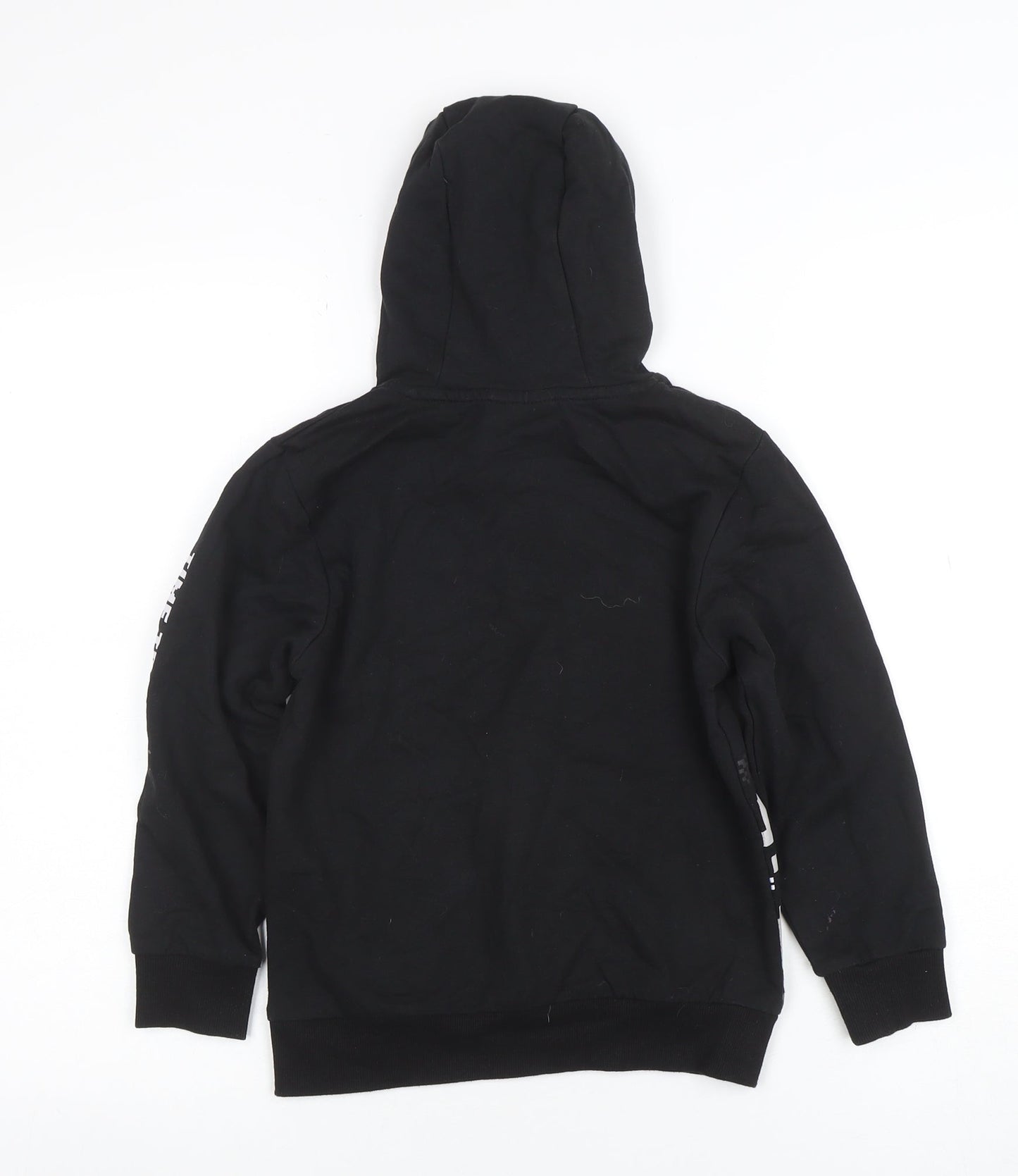 Minecraft Boys Black Hoodie 7-8 Years Creeper Graphic Pullover