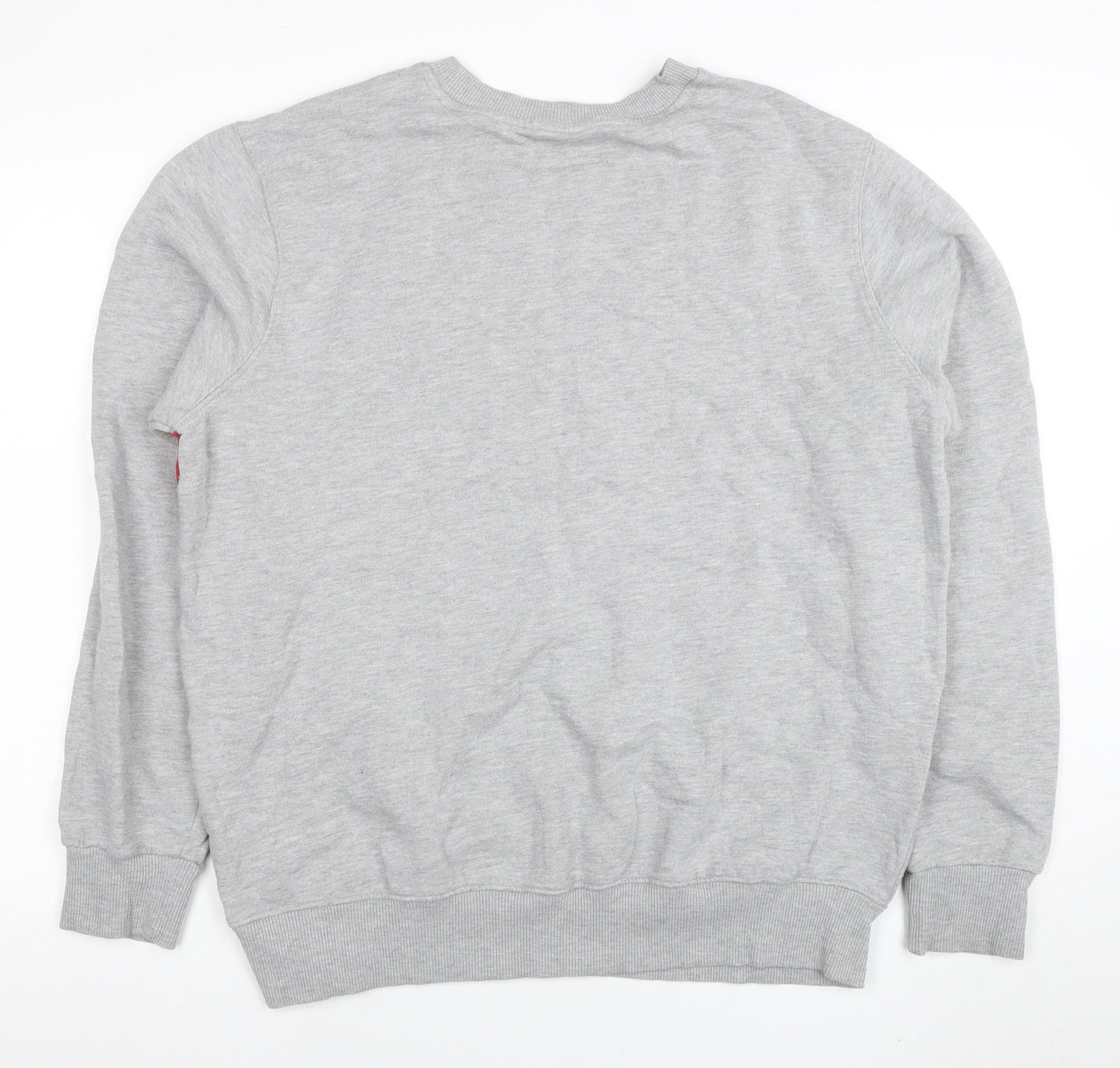 Tommy Jeans Mens Grey 2XL Logo Crew Neck Sweatshirt