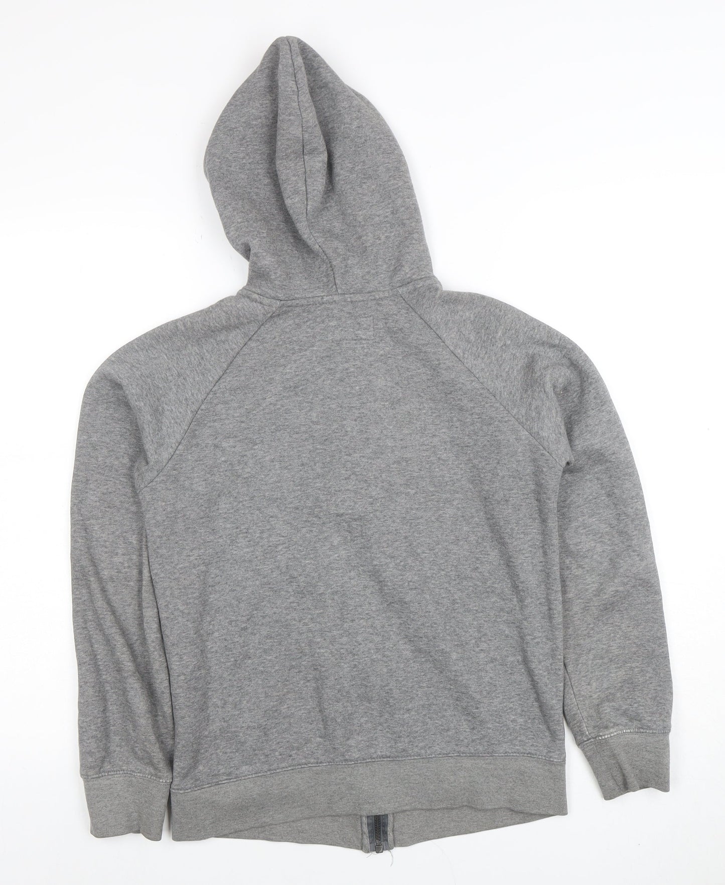 Jordan Boys Grey Full Zip Hoodie 12-13 Years Cotton Blend