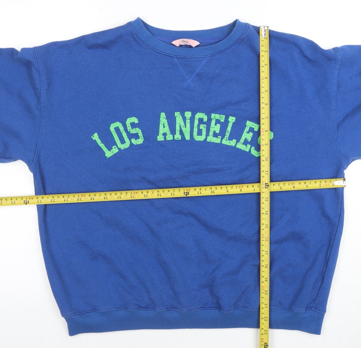 Boux Avenue Women's Blue Los Angeles Pullover Sweatshirt UK 12