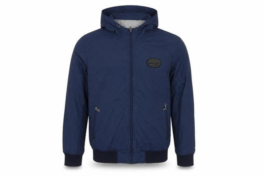 Springfield Men's Blue Hooded Windbreaker Jacket Size L