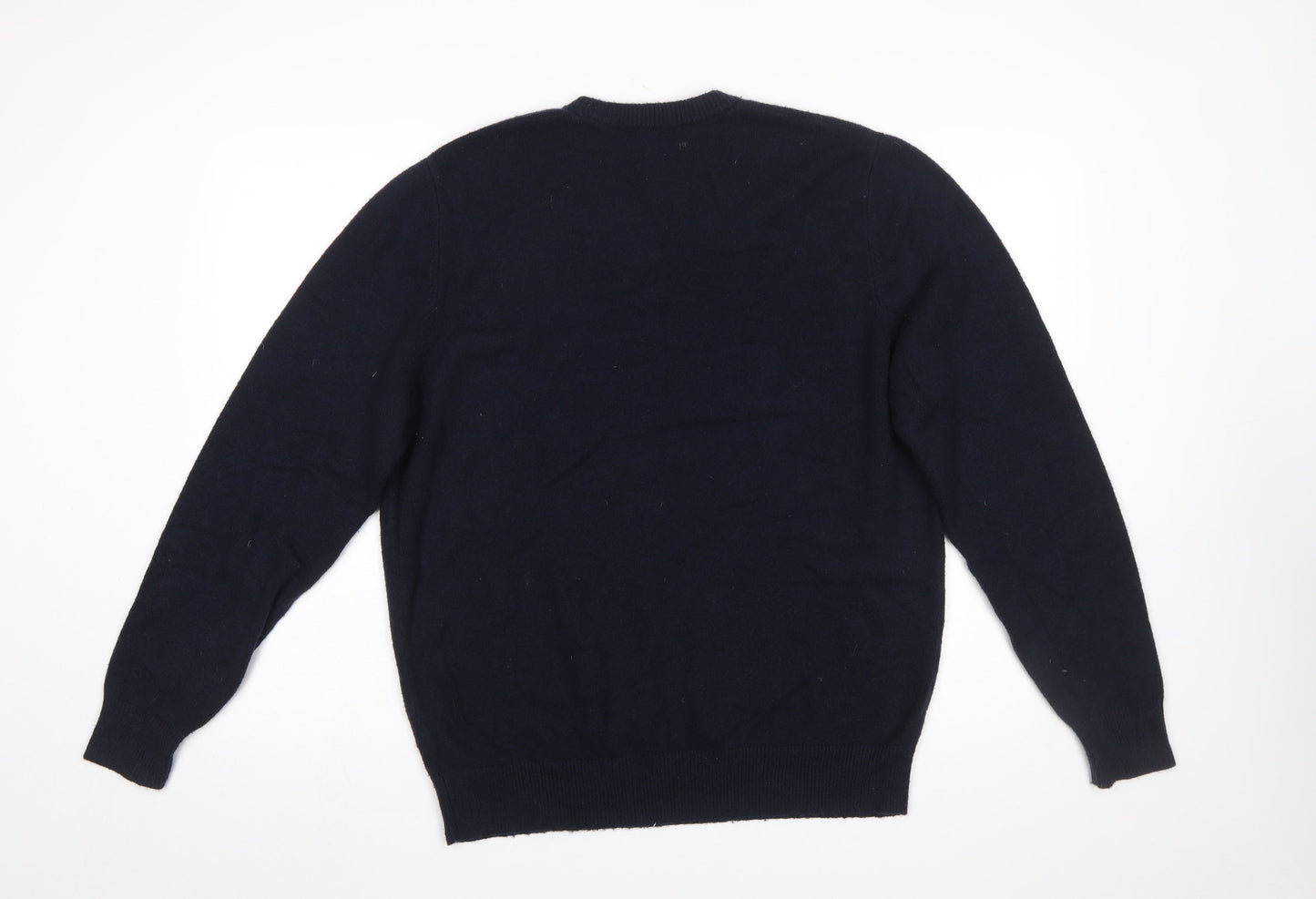 Farhi by Nicole Farhi Women's Black XL Wool Crew Neck Jumper