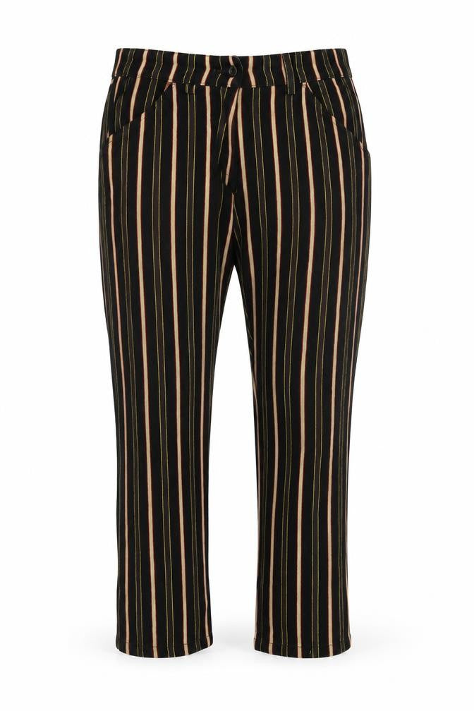 Paul Smith Women’s Multicoloured Striped Cotton Trousers Size 12