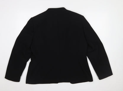 Autonomy Women's Black Classic Polyester Blazer Size 18