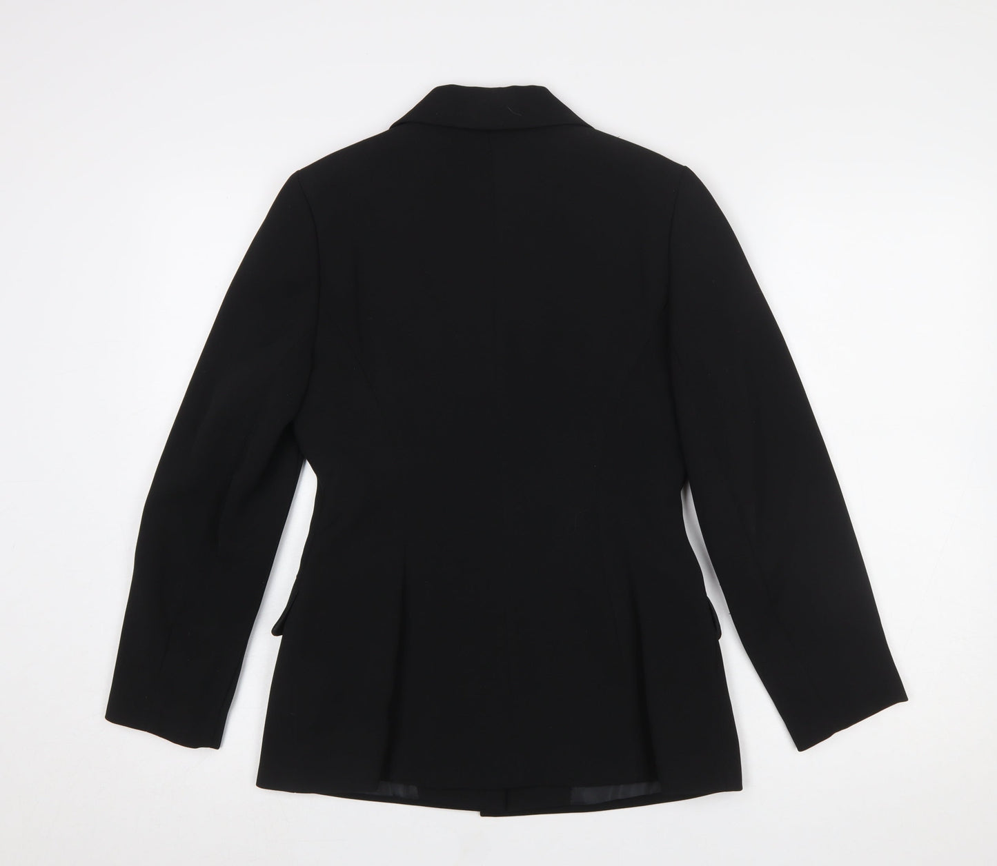 Dorothy Perkins Petites Black Single-Breasted Blazer UK 8