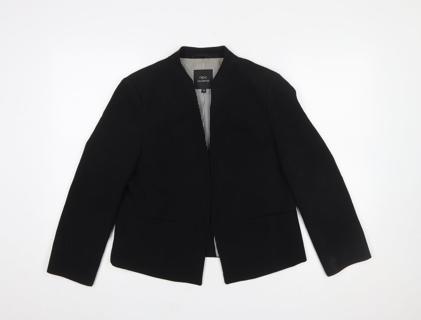 Next Women's Black Tailoring Blazer UK 12 Regular Fit