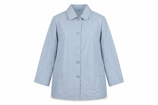 Rowlands of Bath Women's Blue Size 14 Mid-Length Blazer Jacket