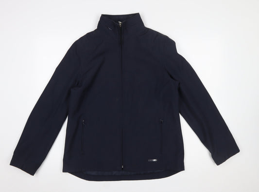 Maine New England Womens Blue Size 12 Softshell Jacket