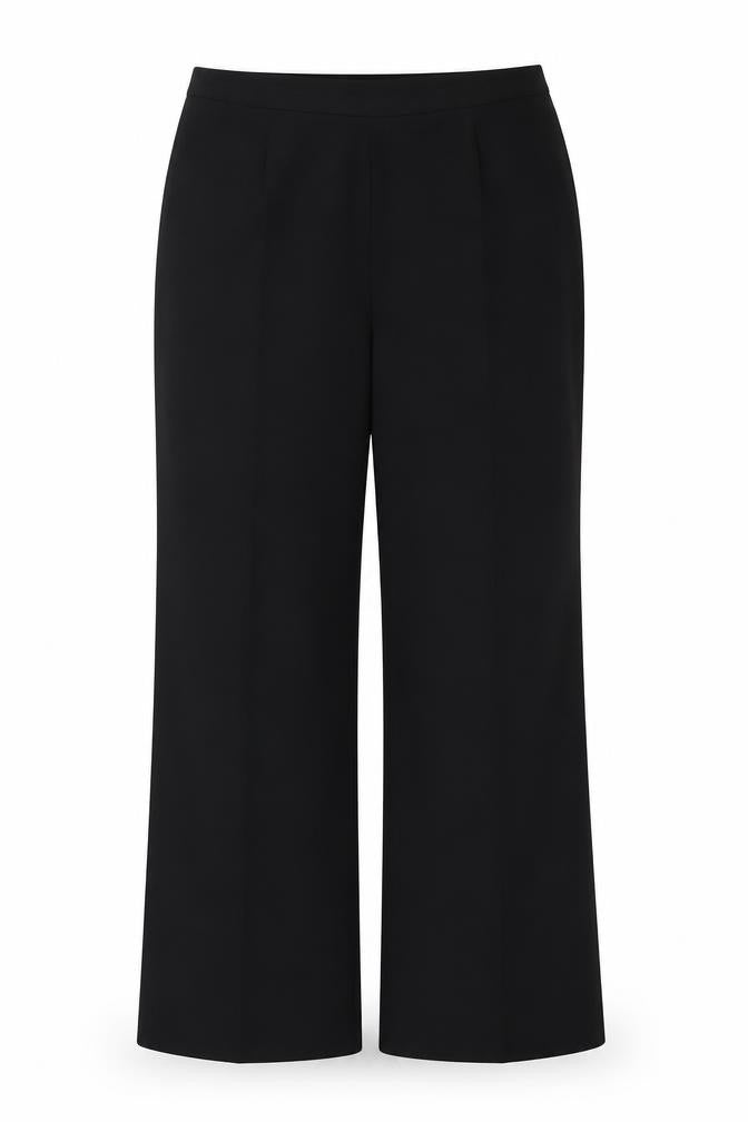 Le Suit Women’s Black Dress Pants Size 14 Wide-Leg Polyester Trousers