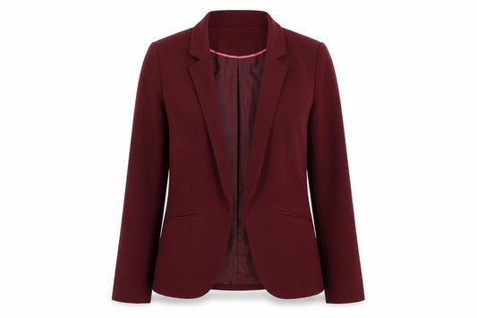 Miss Selfridge Womens Red Blazer UK 10 Slim Fit Lined Jacket