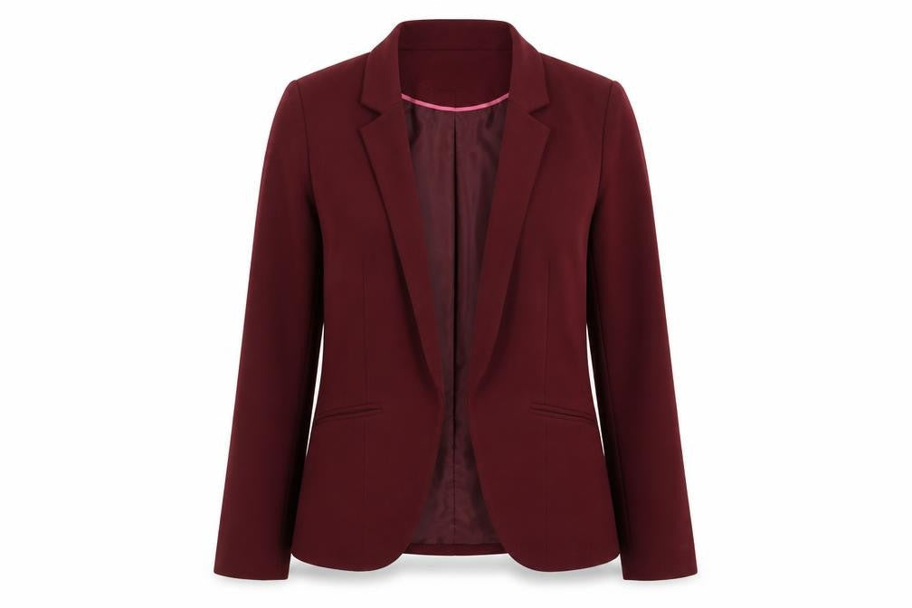 Miss Selfridge Womens Red Blazer UK 10 Slim Fit Lined Jacket