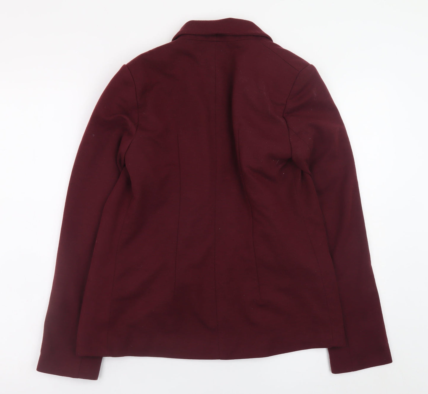 Miss Selfridge Womens Red Blazer UK 10 Slim Fit Lined Jacket