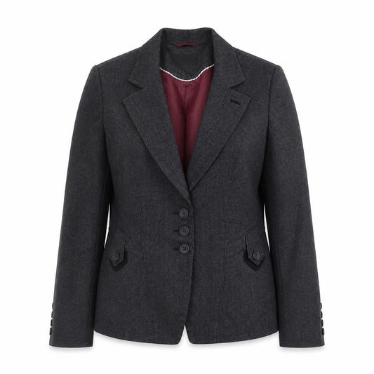 Next Women's Grey Classic Blazer Size 12 Lined Work Jacket