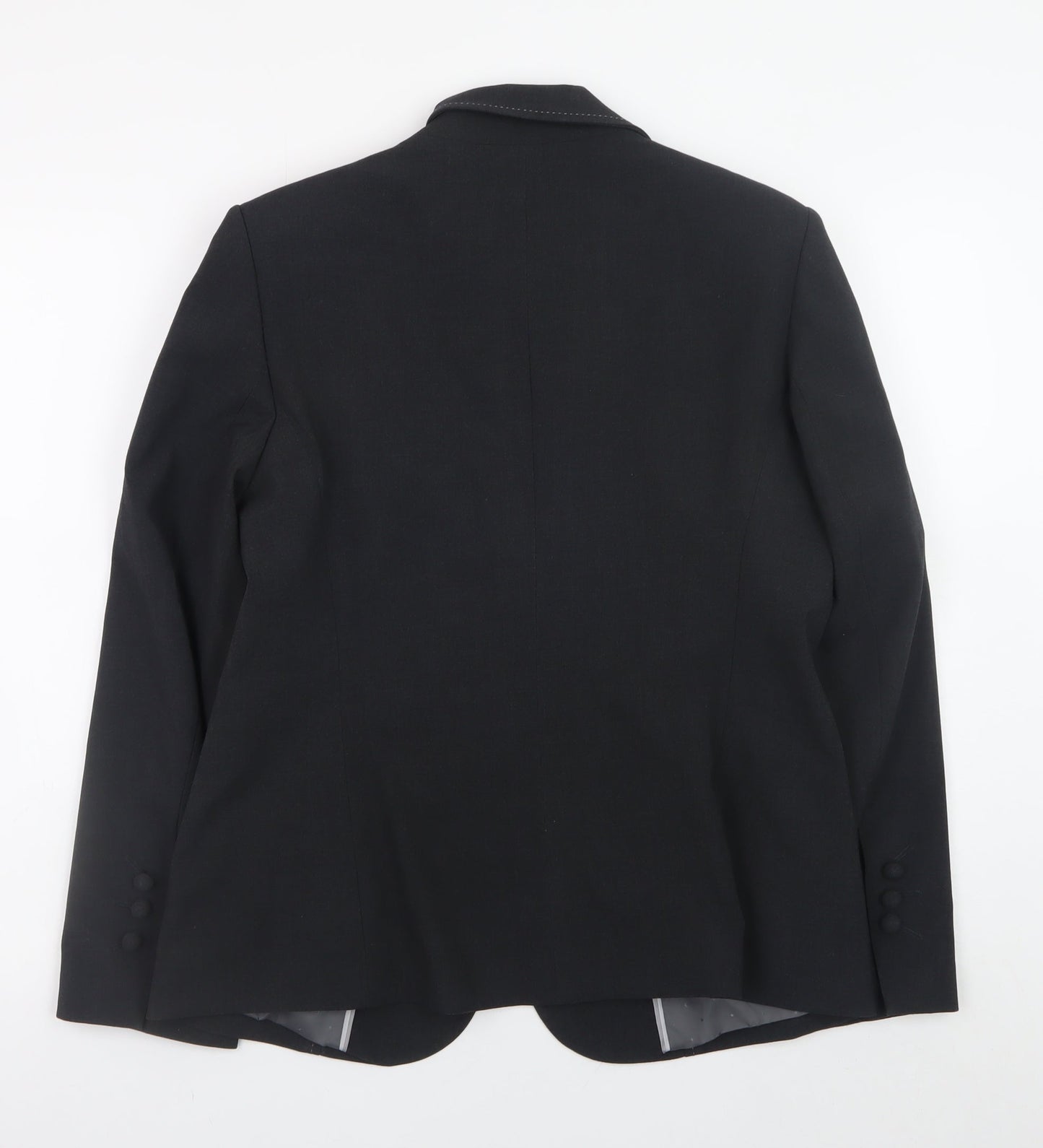 Marks and Spencer Women Black Size 16 Blazer Jacket Workwear