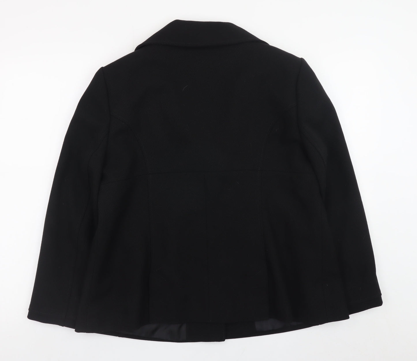E-vie Women’s Black Blazer UK 16 Short Single Button Jacket