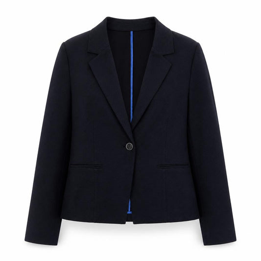 Marella Sport Women's Black L Jersey Blazer Jacket