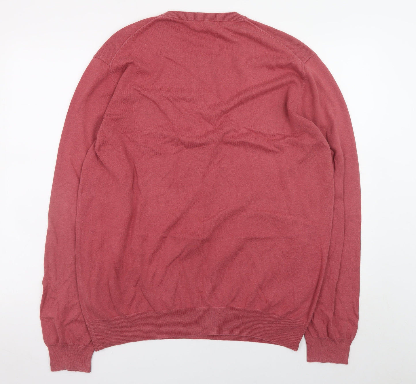 Crew Clothing Company Men's Red XL Cotton Crew Neck Jumper
