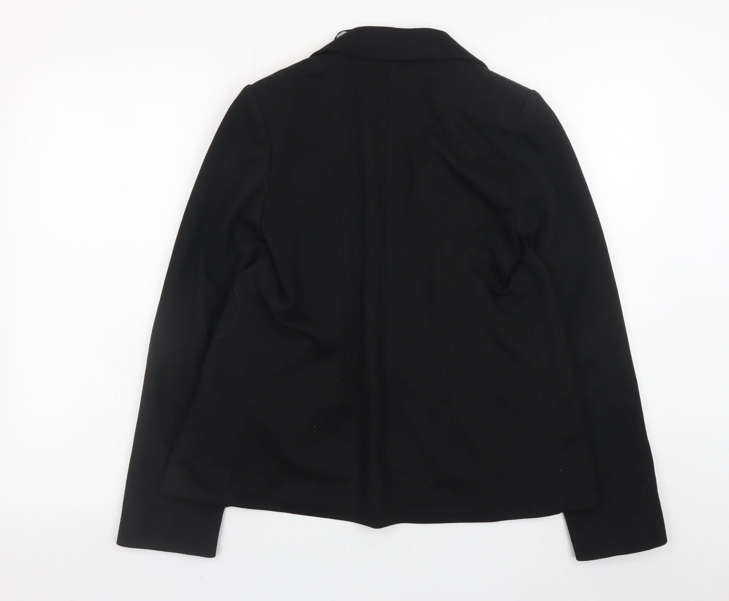 Miss Selfridge Women’s Black Blazer UK 10 Classic Work Jacket