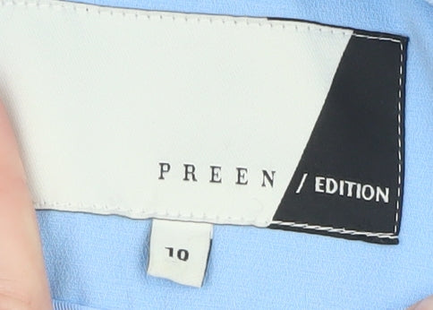 Preen Edition Women's Blue Blazer Jacket Size 10 Slim Fit
