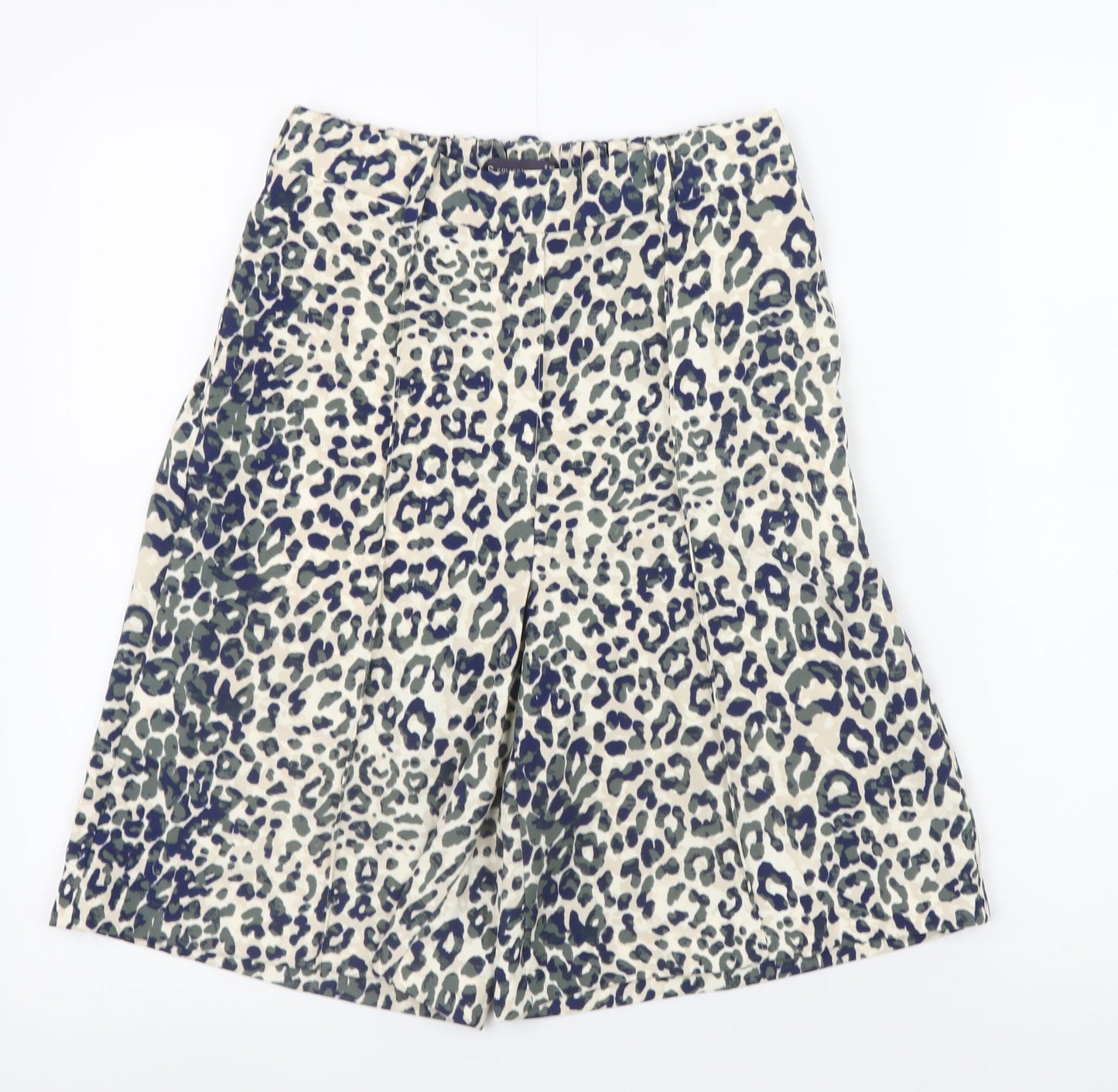 Marks and Spencer Womens Multicoloured Leopard Print Chino Shorts Size 6