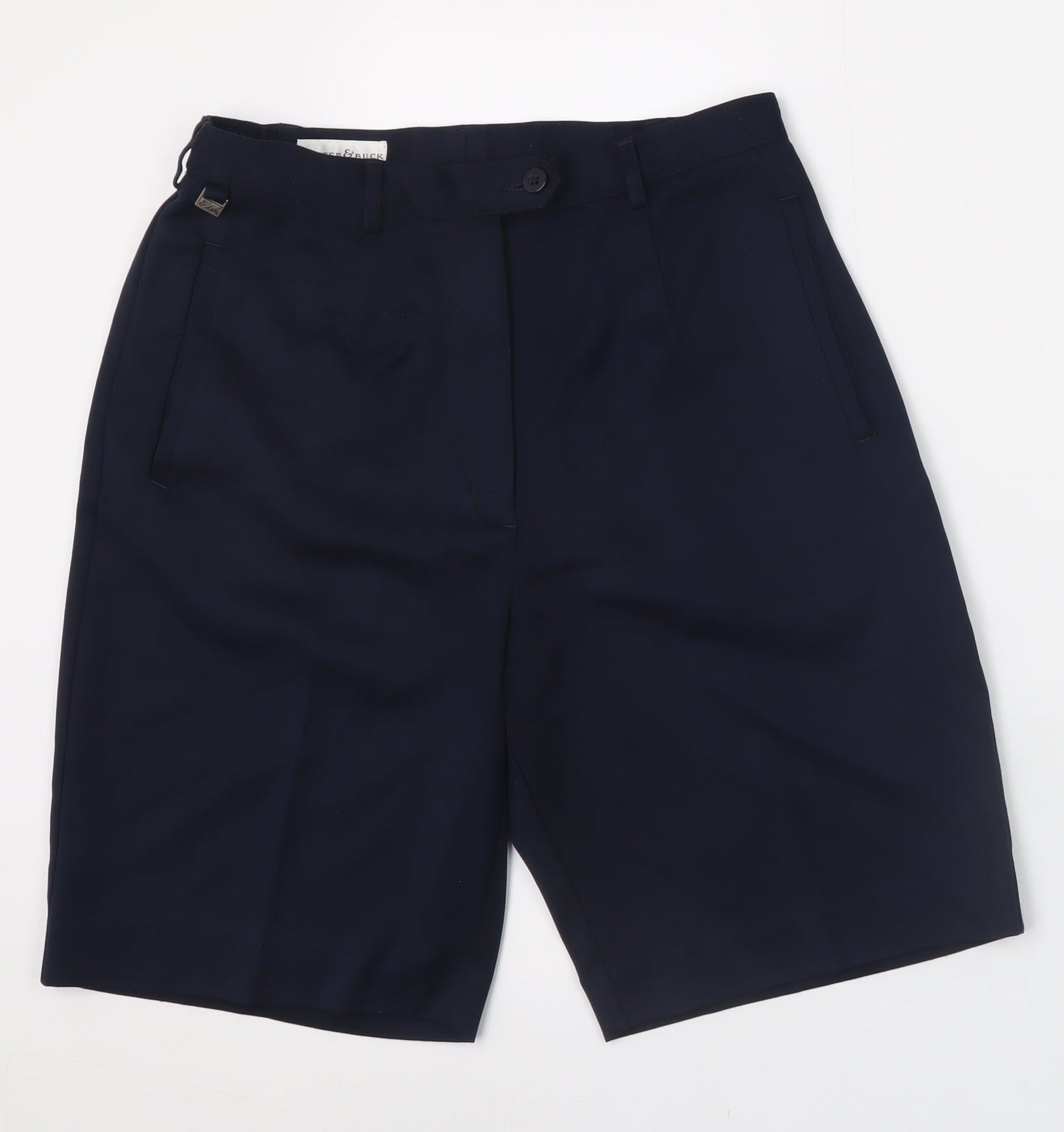 Cutter & Buck Womens Blue Chino Golf Shorts Size 10 Regular